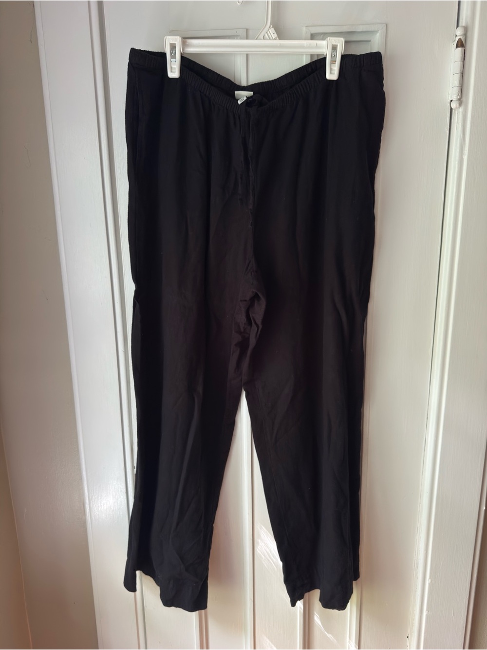 A New Day Women’s Black Wide-Leg Linen Pants